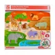 Деревянный пазл Hape Дикие животные foto