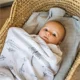 Пелёнка бамбуковая муслиновая BabyOno Feathers, 2 шт. 120X120 см. foto