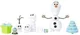 Set de figurine si accesorii Frozen Fever Olaf Disney Hasbro, 28 cm