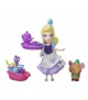 Set papusa si prietenul ei Printesa mica Disney Princess Hasbro, 7.5 cm, sortiment