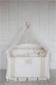 Set lenjerie de patut Specialbaby Anie ivory din 3 piese (Pentru patut de 120*60 cm) foto