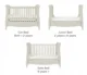 Деревянная кроватка 3 в 1 Tutti Bambini Roma Linen