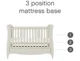 Деревянная кроватка 3 в 1 Tutti Bambini Roma Linen