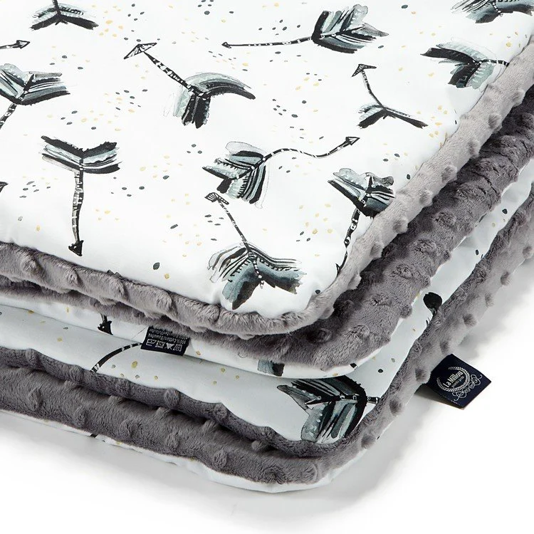 Plapuma moale La Millou Boho Royal Arrows Grey foto