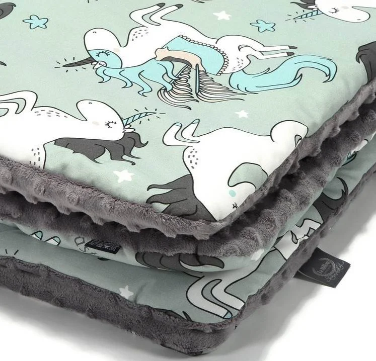 Plapuma moale La Millou Unicorn Rainbow Knight Grey foto