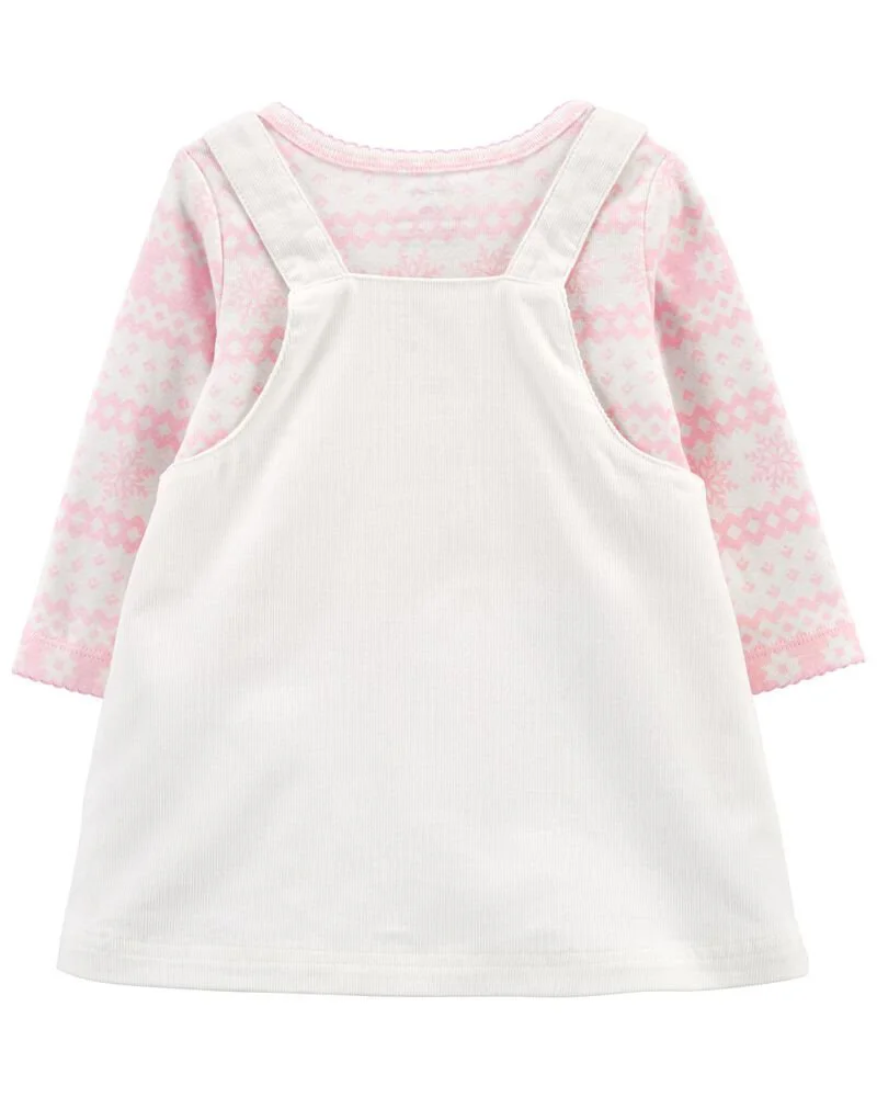 Carter's Set 3 piese Sarafan, bluza si ciorapei foto