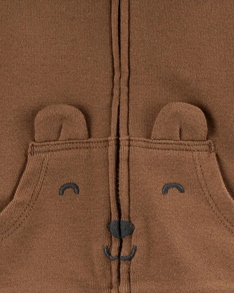 Carter's Set 3 piese bebe hanorac, pantaloni si body Urs foto