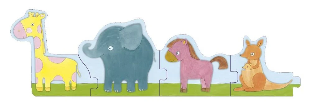 Puzzle educativ Noriel De la mic la mare "Animalute" foto