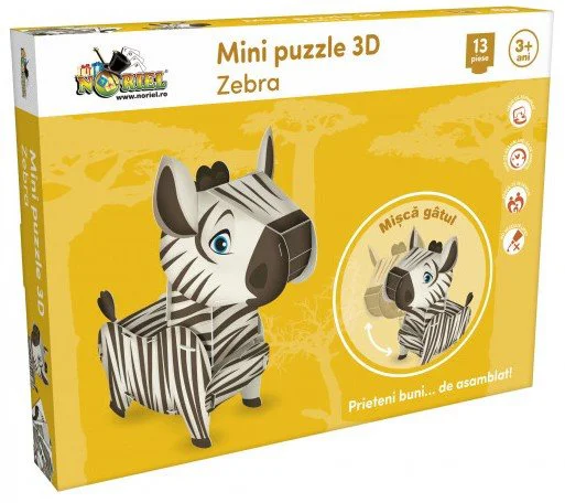 Mini puzzle 3D Noriel Zebra foto