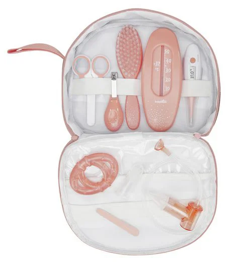Set pentru ingrijire Babymoov Grooming Set Peach, 9 piese