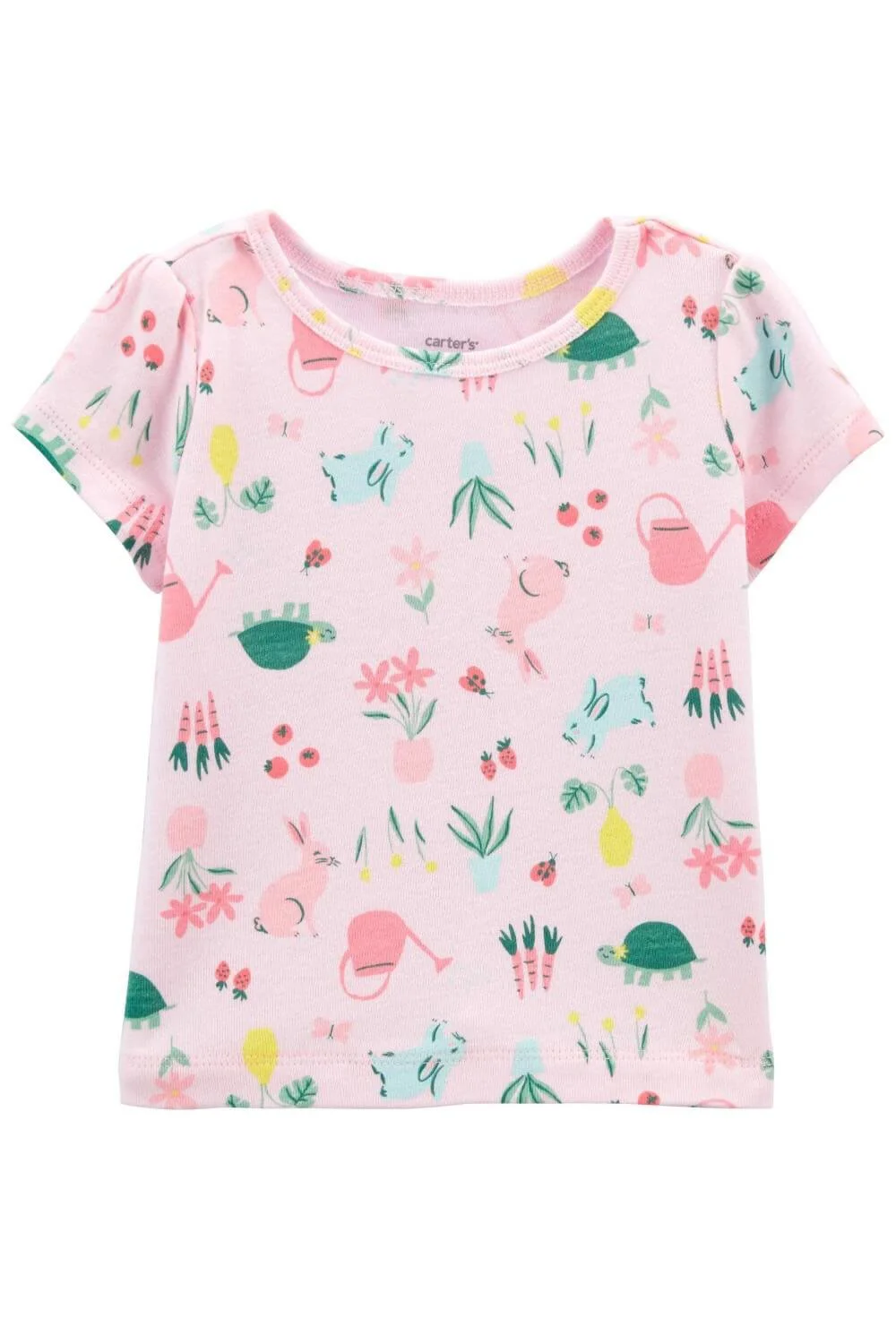 Carter's Set 2 piese Tricou roz si salopeta foto
