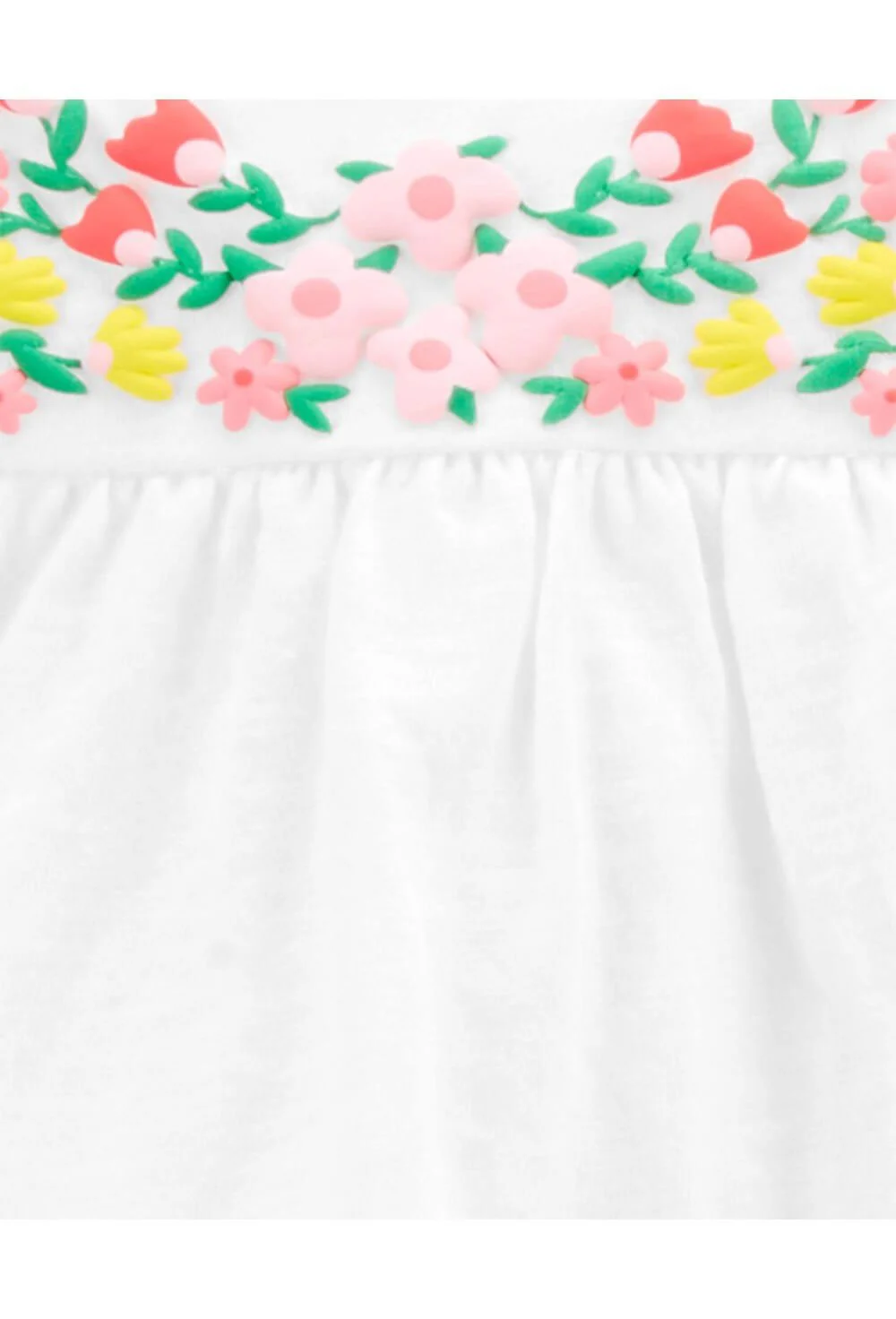 Carter's Set 3 piese Tricou, body si pantaloni scurti Flori foto