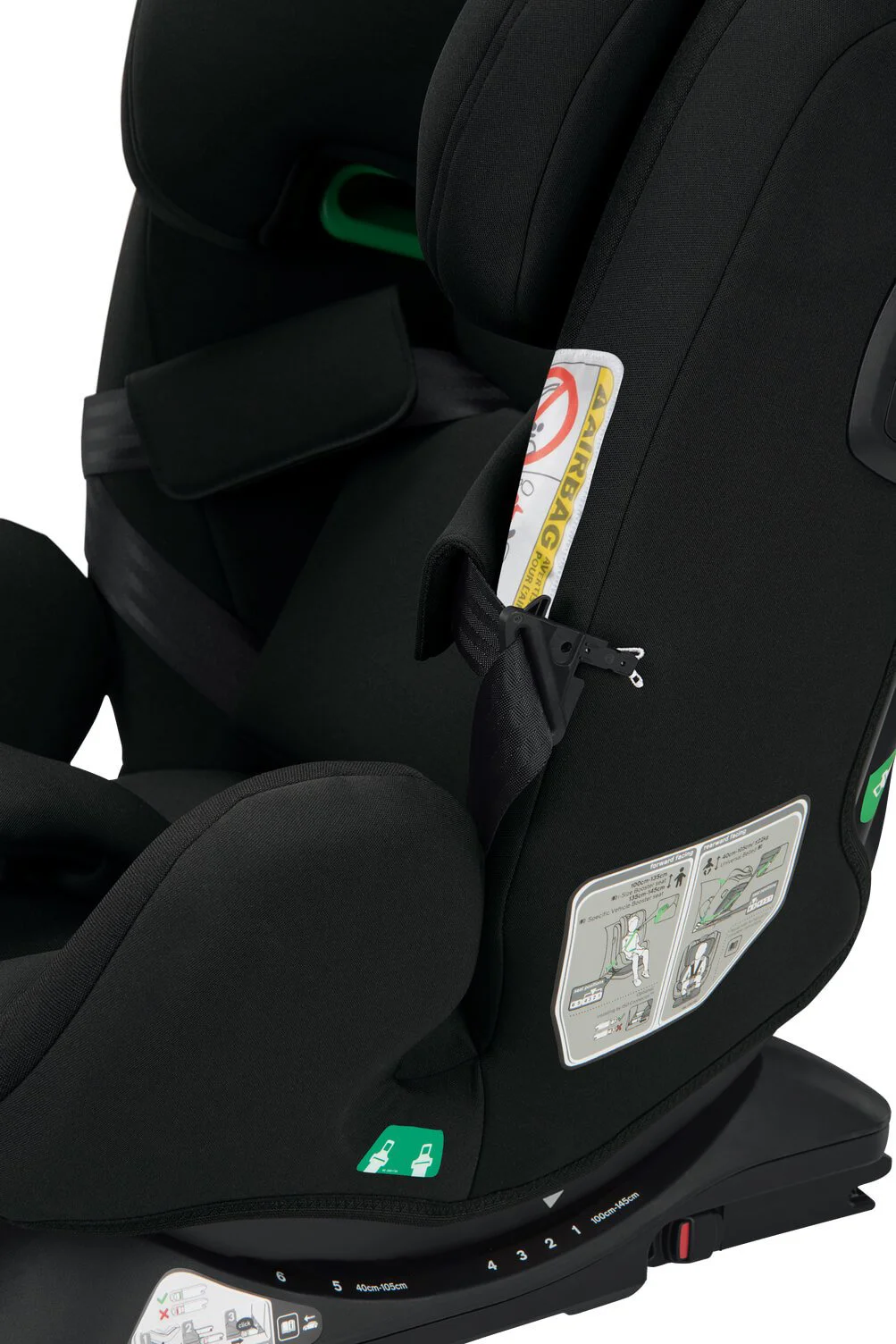 Scaun auto cu isofix i-Size Nuna TRES LX Caviar, 40-145 cm