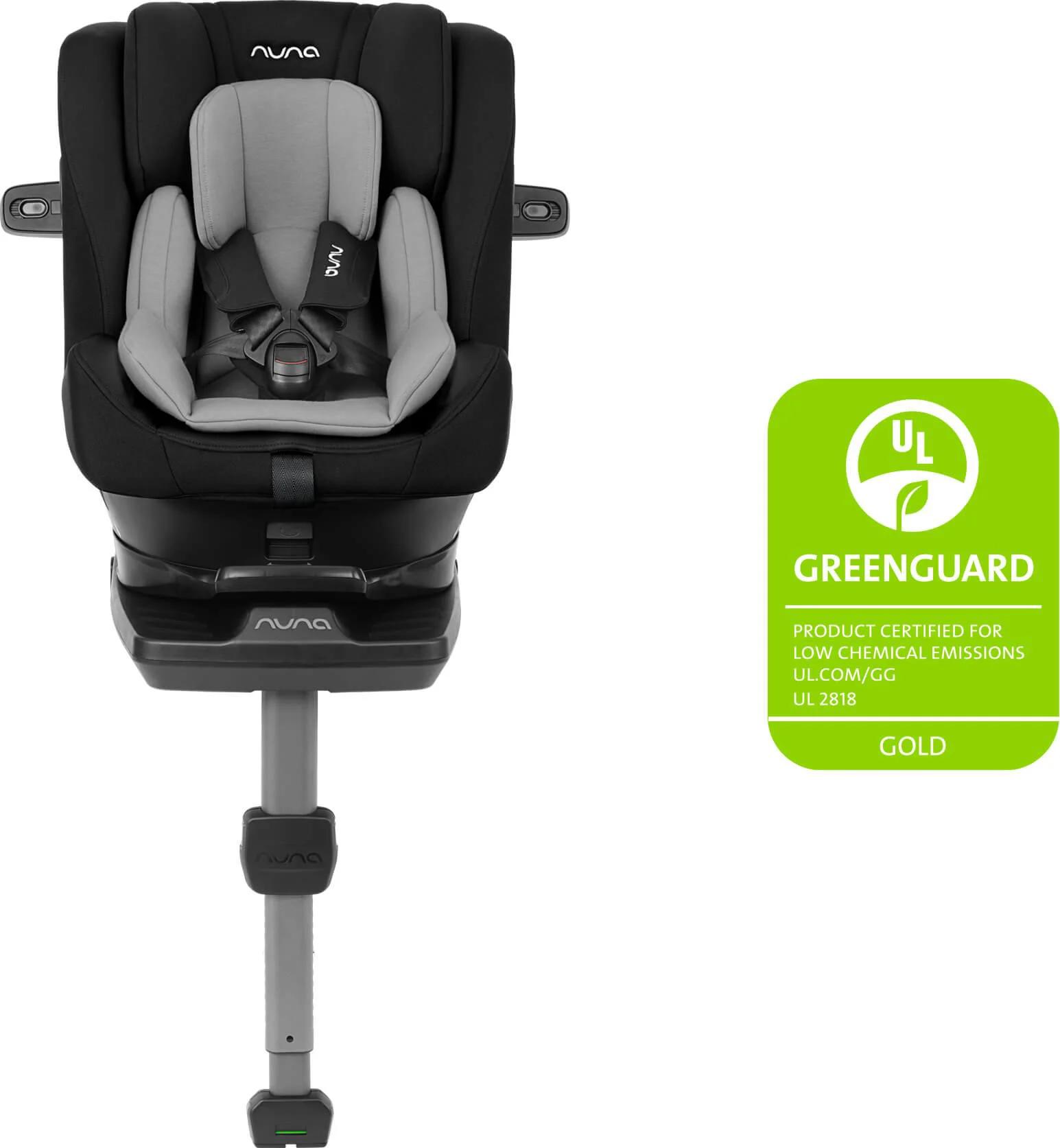 Scaun auto cu isofix Nuna i-Size PRYM Caviar, 40-105 cm foto