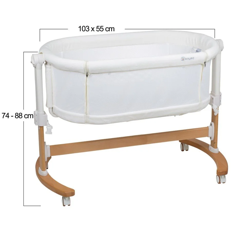 Patut Co-sleeper 2 in 1 BabyGo Amila Creme