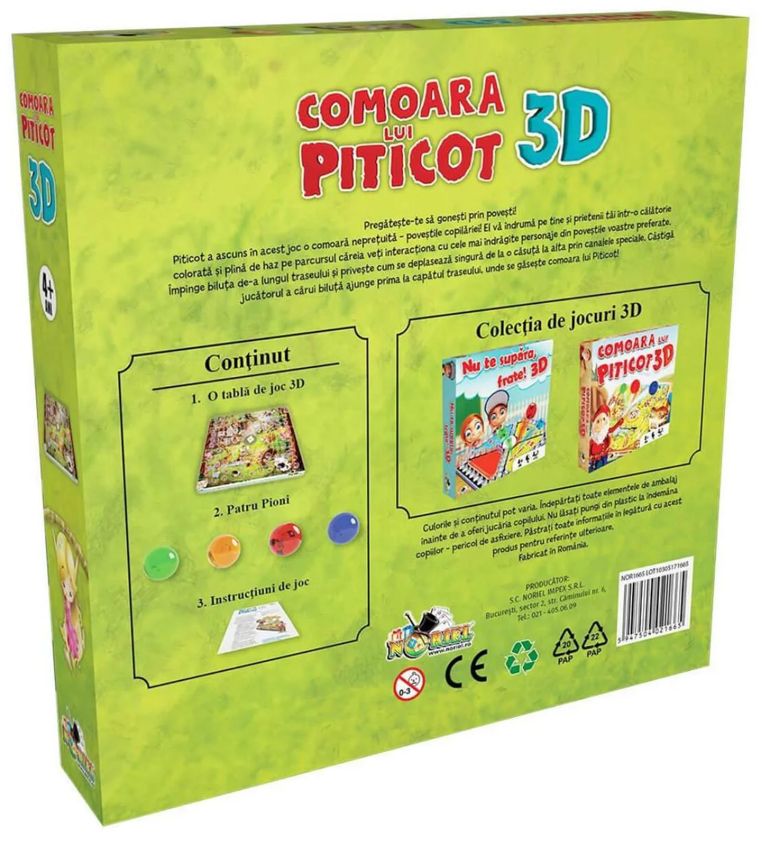 Joc de masa 3D Noriel Comoara lui piticot foto