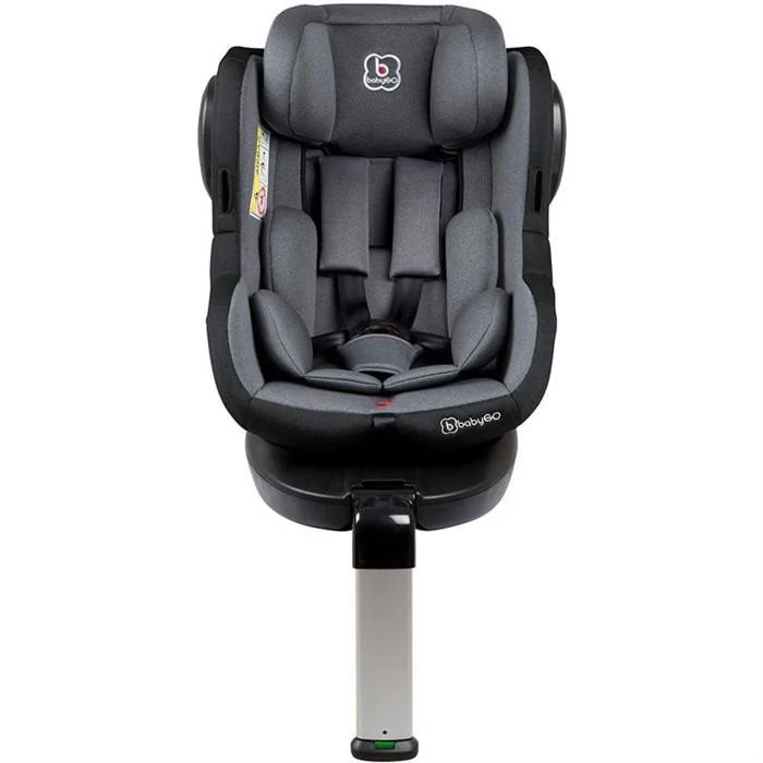 Автокресло с системой Isofix 360 BabyGo ISO 0-18 кг Grey