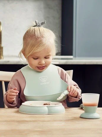 Набор для кормления BabyBjorn Powder Green