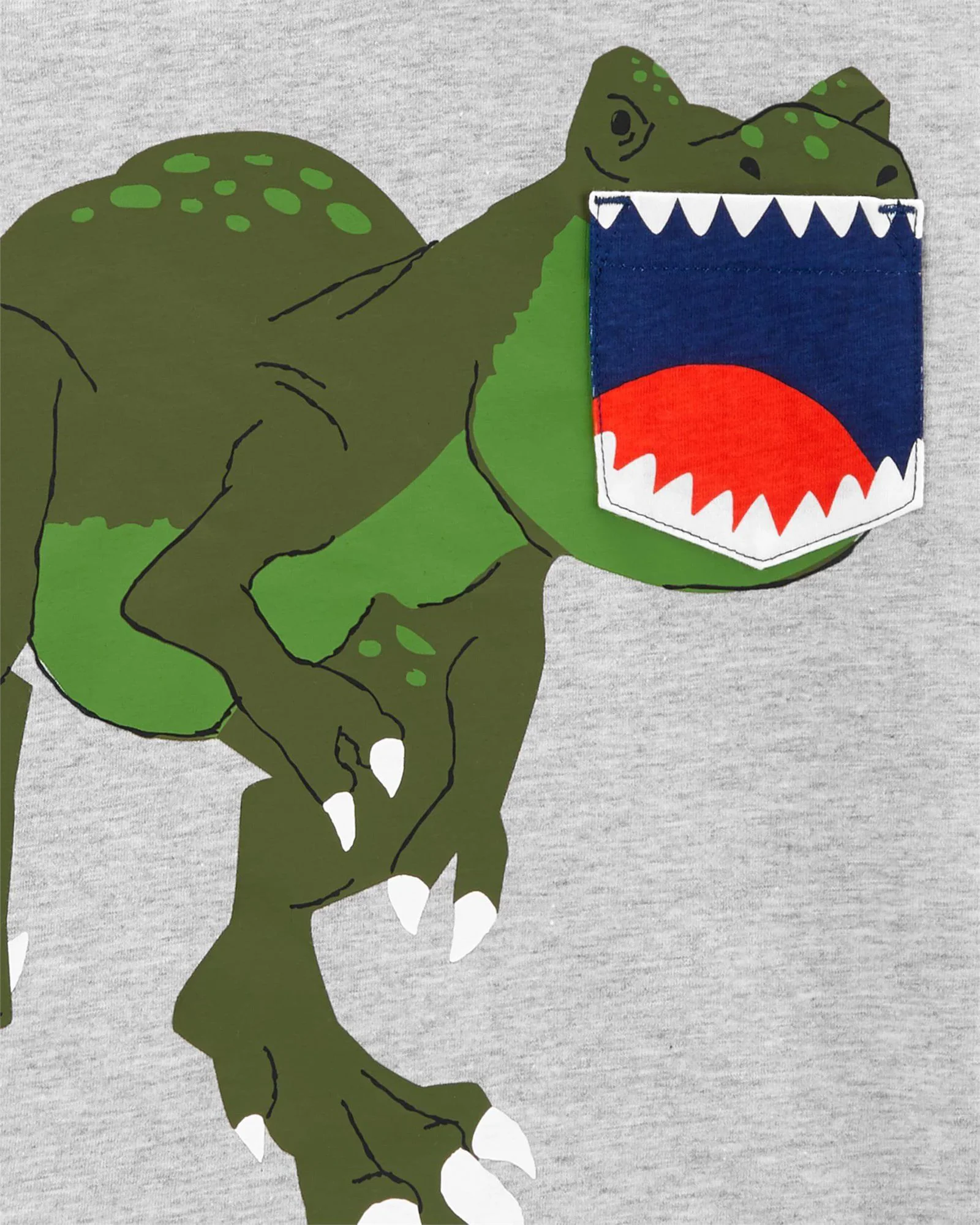 Carter's Set 2 piese Dinozaur - tricou si pantaloni scurti foto