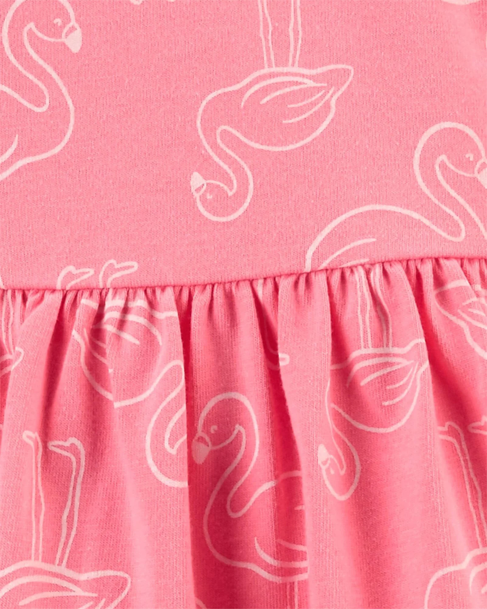 Carter's Set 2 piese Salopeta si rochita Flamingo foto