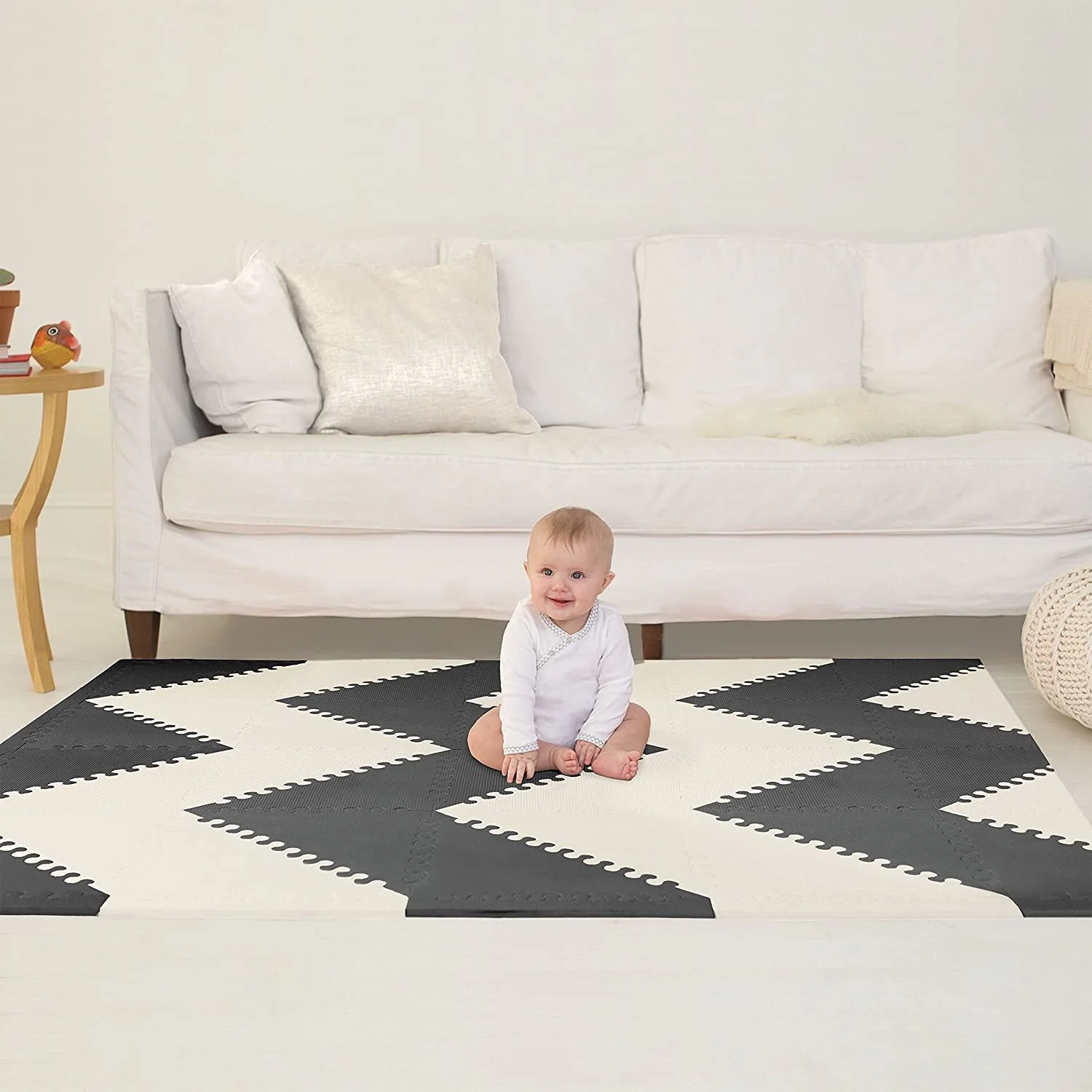 Игровой коврик-пазл Skip Hop Geometric Playspot foto
