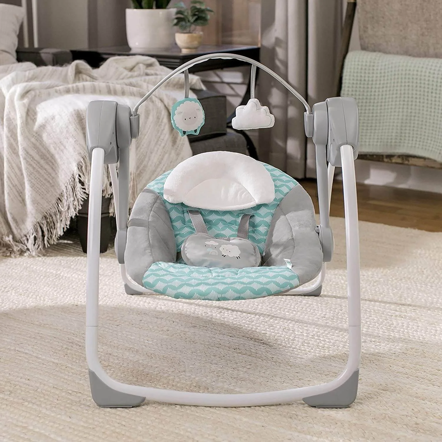 Музыкально-электронные качели Ingenuity Swingity Swing, Goji