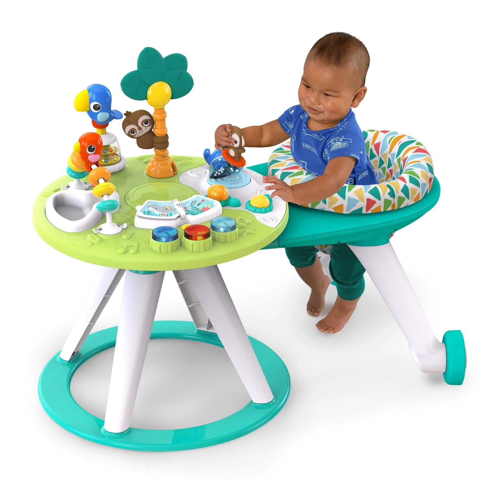 Centru de activitati 2 in 1 Bright Starts Tropic Cool foto