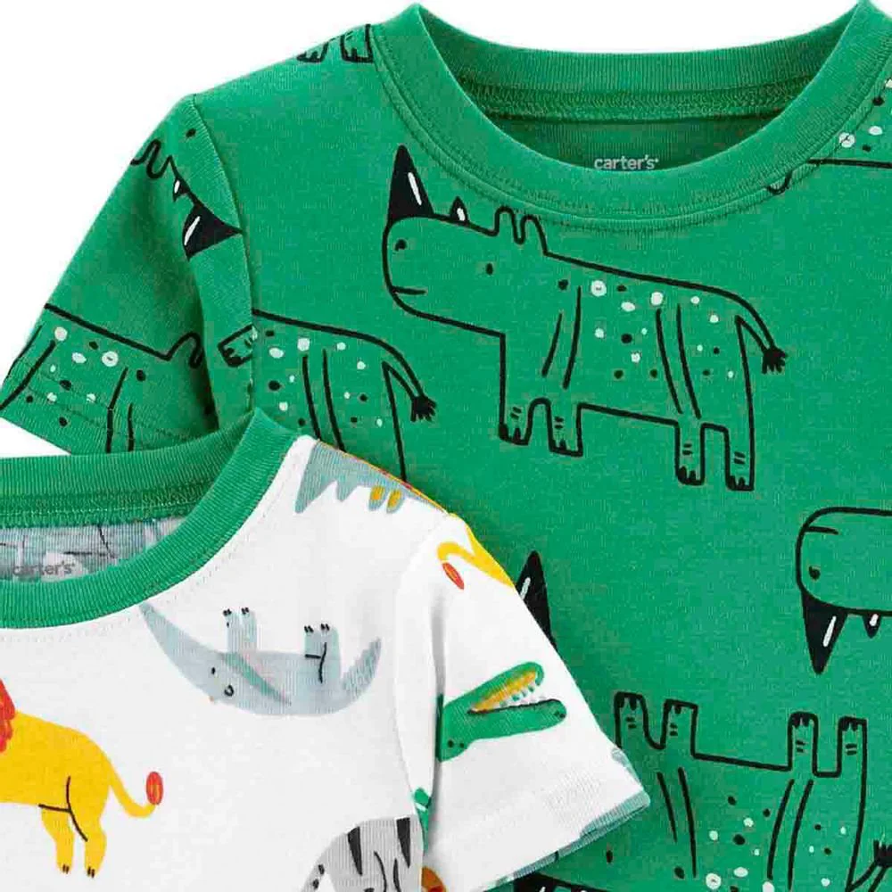 Carter's Set 2 pijamale Safari foto
