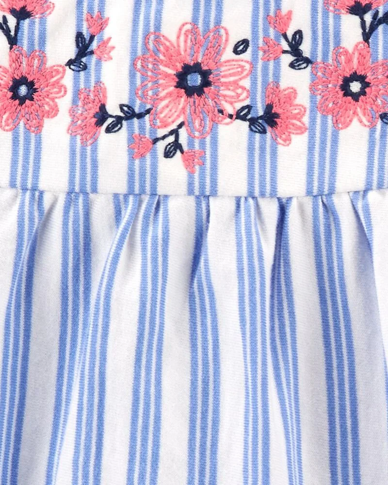 Carter's Set 3 piese Body, tricou si pantaloni scurti Flori foto