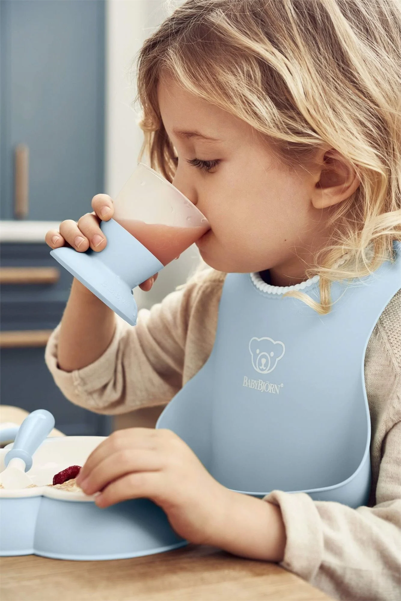 Набор для кормления BabyBjorn Powder Blue