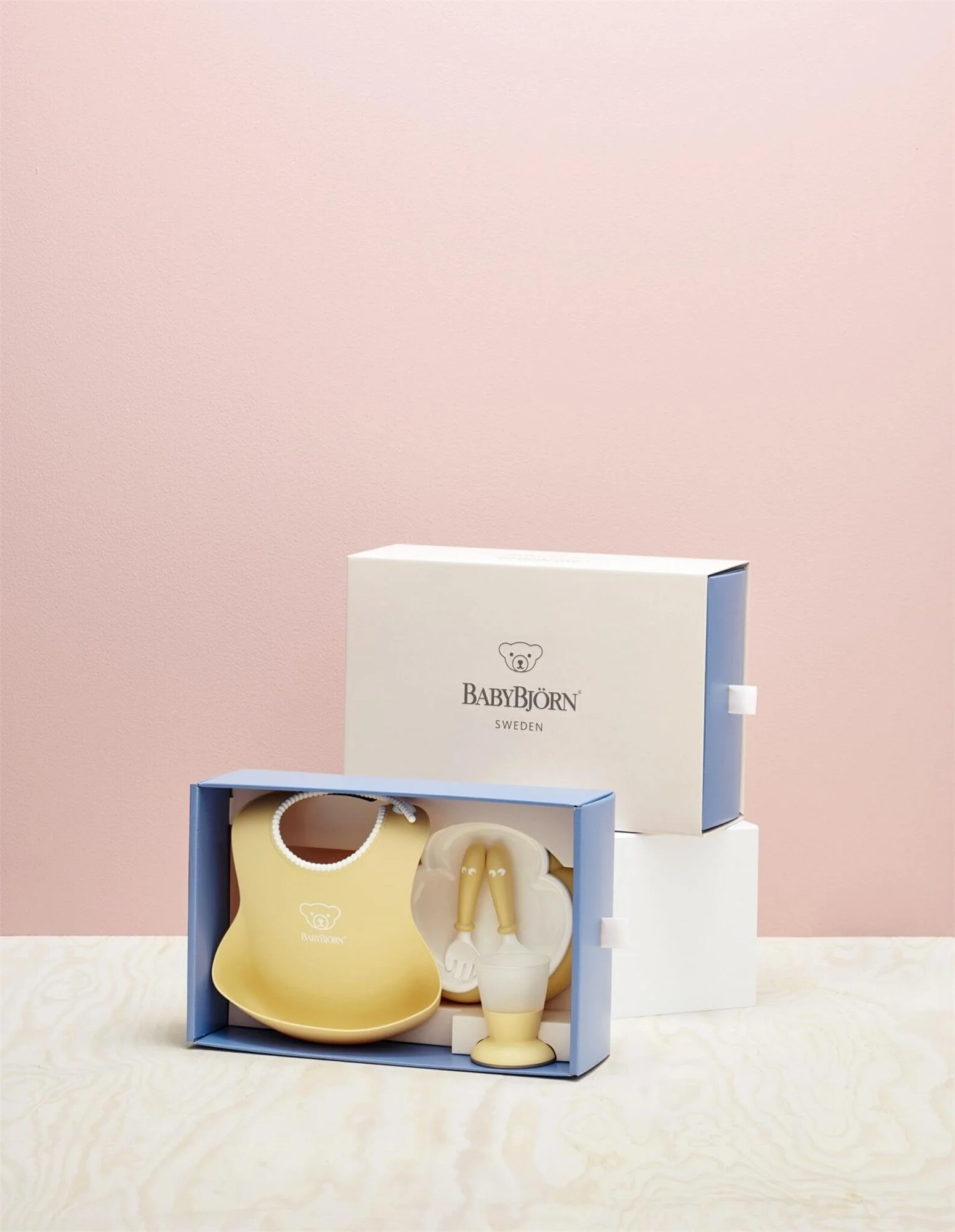 Набор для кормления BabyBjorn Powder Yellow