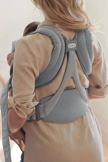 Marsupiu anatomic BabyBjorn Move Grey, 3D Mesh