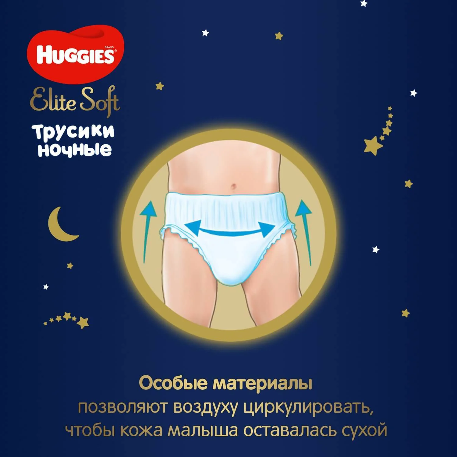 Chilotei de noapte Huggies Elite Soft 4 (9-14 kg), 19 buc. foto