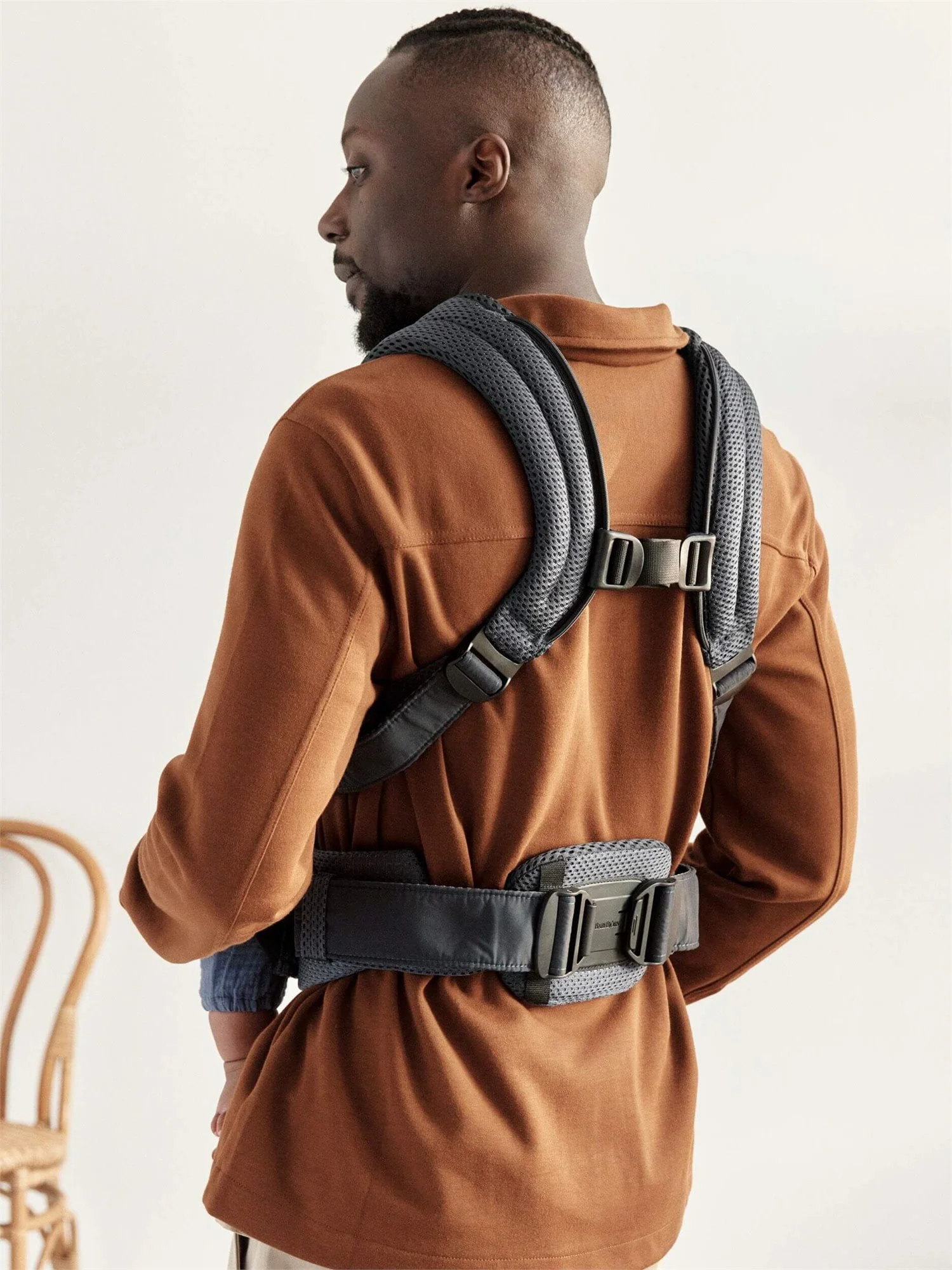 Marsupiu anatomic BabyBjorn Harmony Anthracite, 3D Mesh