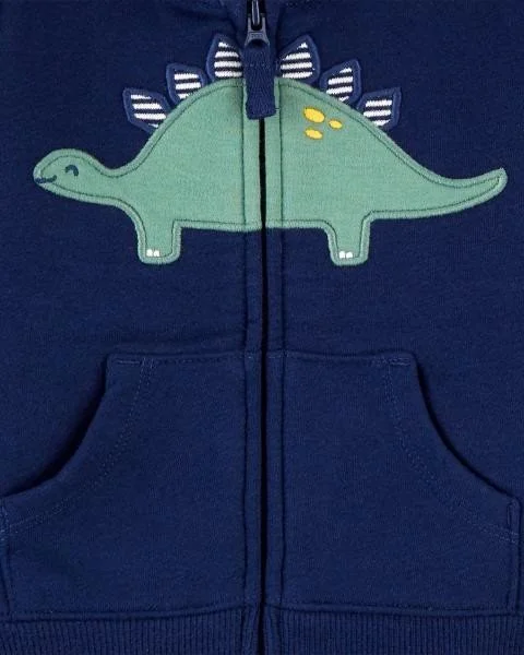 Carter's Set 3 piese Hanorac, pantaloni si body Dinozaur foto