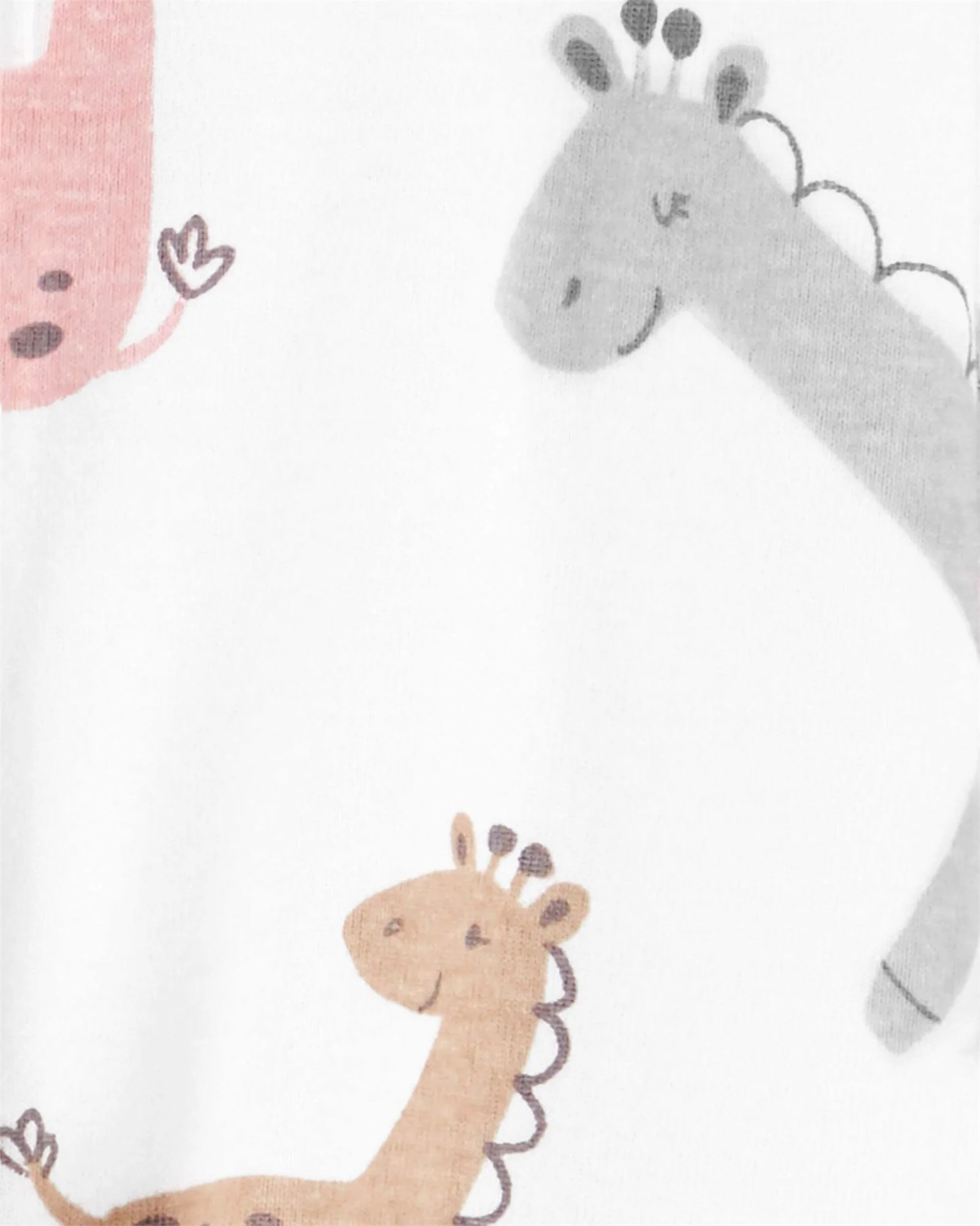 Carter's Set 3 piese Girafa - pijama, body si pantaloni foto