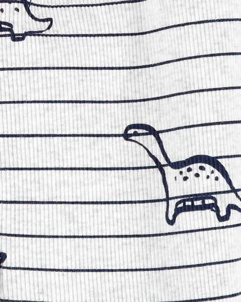 Carter's Pijama cu fermoar reversibil Dinozaur foto