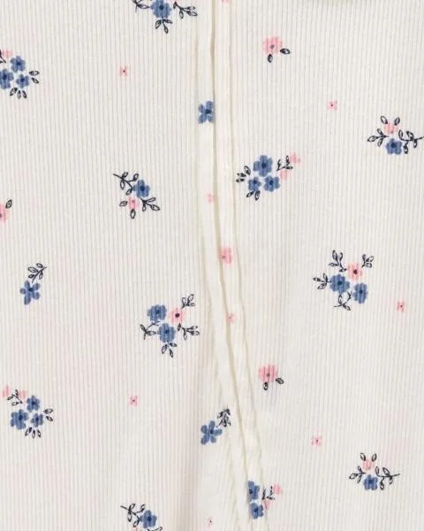Carter's Pijama cu fermoar reversibil Flori foto