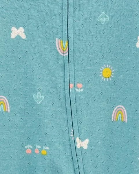 Carter's Pijama cu fermoar reversibil Curcubeu foto