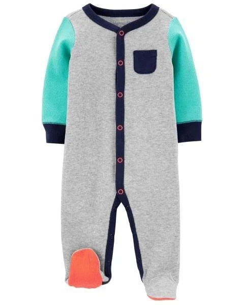 Carter's Pijama cu capse Colorblock foto
