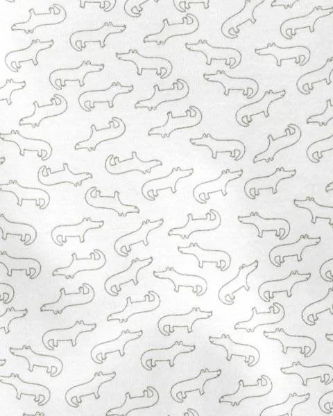 Carter's Set 3 piese Pantaloni si 2 body Aligator foto