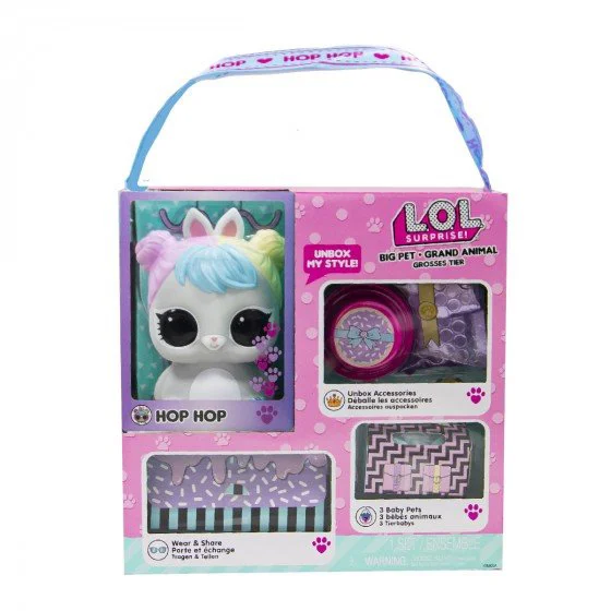 Set de joaca L.O.L. SURPRISE! Seria "Big Pets" Hop-Hop Bunny foto