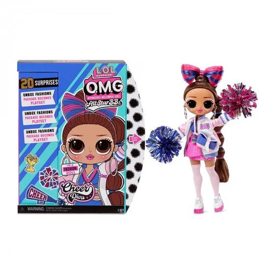 Set papusa L.O.L. Surprise! Seria O.M.G. Sports Leader Majorete Cheer Diva foto