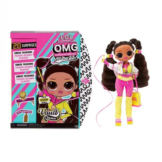 Set papusa L.O.L Surprise! Seria O.M.G. Sports Gimnasta Vault Queen foto