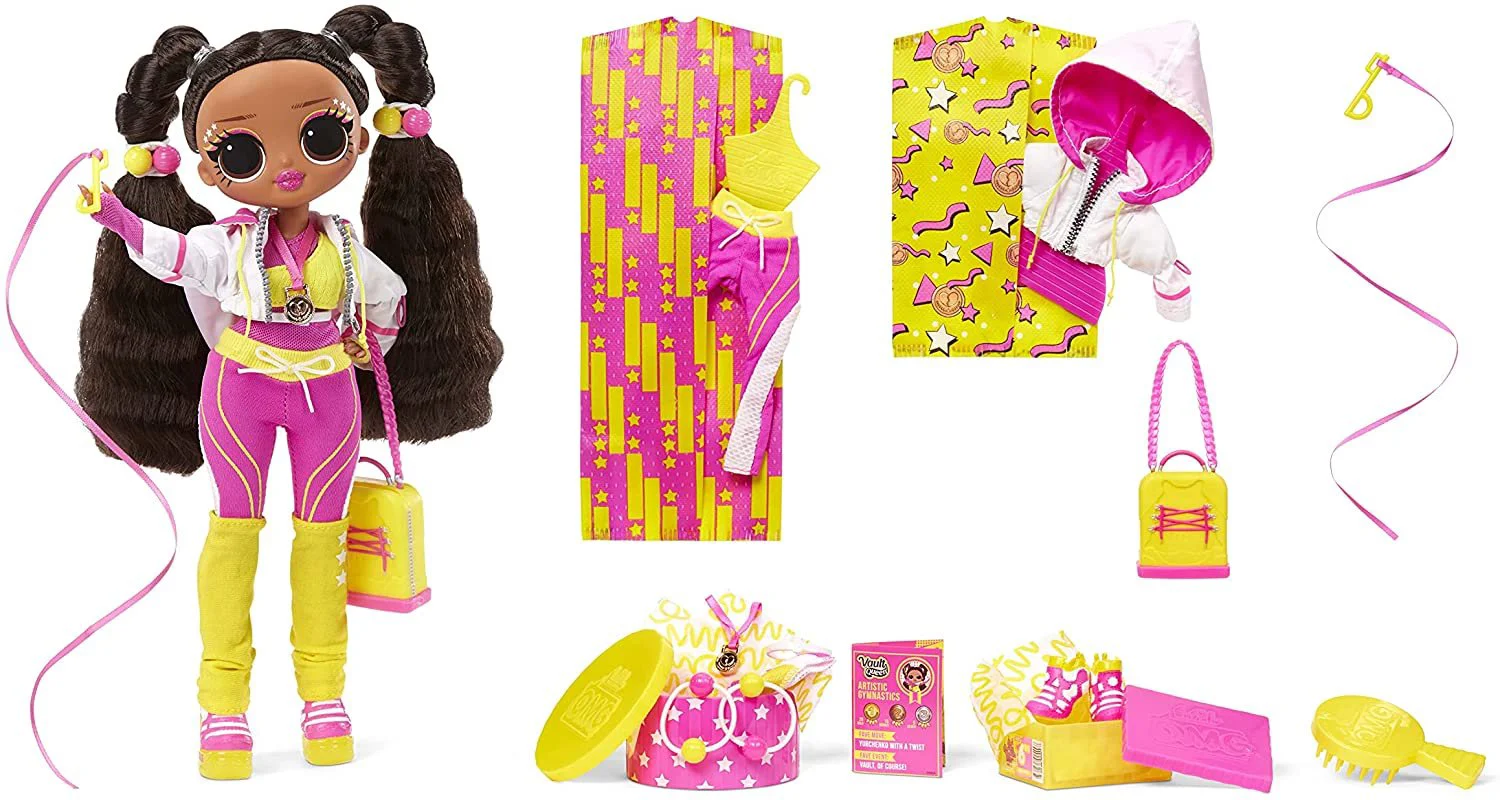 Set papusa L.O.L Surprise! Seria O.M.G. Sports Gimnasta Vault Queen foto