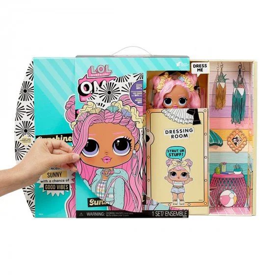 Set papusa L.O.L. Surprise! Seria O.M.G. S5 Sunshine Gurl foto