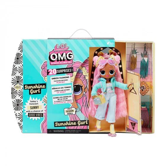 Set papusa L.O.L. Surprise! Seria O.M.G. S5 Sunshine Gurl foto
