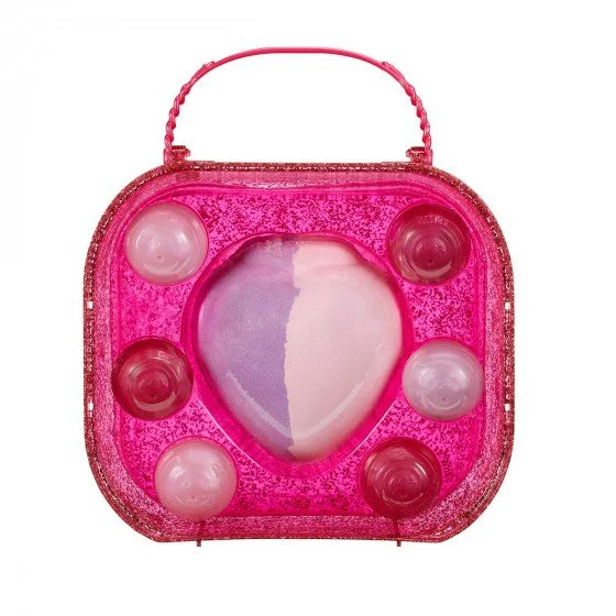 Set de joaca valiza roz cu papusa L.O.L. Surprise! Seria Color Change  Bubbly Surprise foto