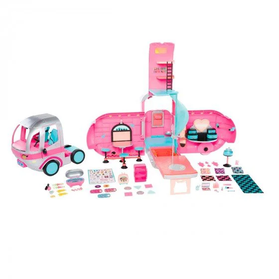Set de joaca L.O.L. Surprise! O.M.G. 4 in 1 Glamper Fashion Camper