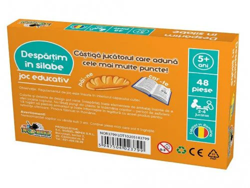 Joc educativ Noriel Despartim in silabe